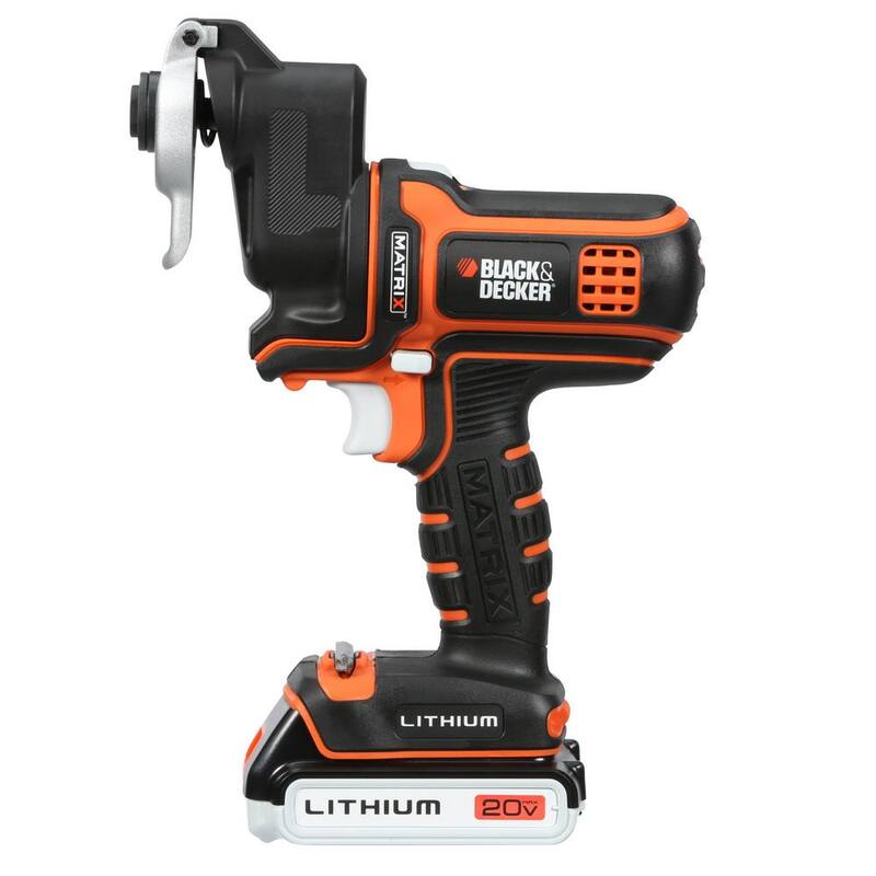 BLACK+DECKER 20V Max Lithium-Ion Cordless Matrix 6 Tool Combo Kit with Storage Case - BDCDMT1206KITC

Kit combinado inalámbrico BLACK+DECKER de 20V Max con batería de litio y 6 herramientas Matrix, con estuche de almacenamiento - BDCDMT1206KITC