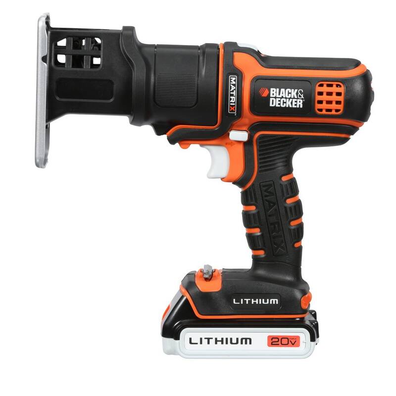 BLACK+DECKER 20V Max Lithium-Ion Cordless Matrix 6 Tool Combo Kit with Storage Case - BDCDMT1206KITC

Kit combinado inalámbrico BLACK+DECKER de 20V Max con batería de litio y 6 herramientas Matrix, con estuche de almacenamiento - BDCDMT1206KITC