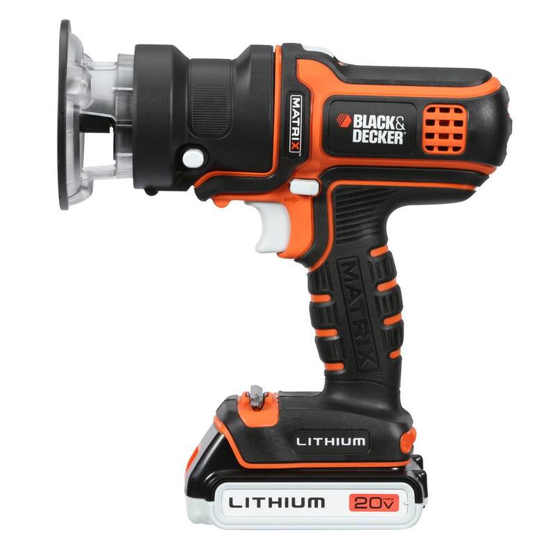 BLACK+DECKER 20V Max Lithium-Ion Cordless Matrix 6 Tool Combo Kit with Storage Case - BDCDMT1206KITC

Kit combinado inalámbrico BLACK+DECKER de 20V Max con batería de litio y 6 herramientas Matrix, con estuche de almacenamiento - BDCDMT1206KITC