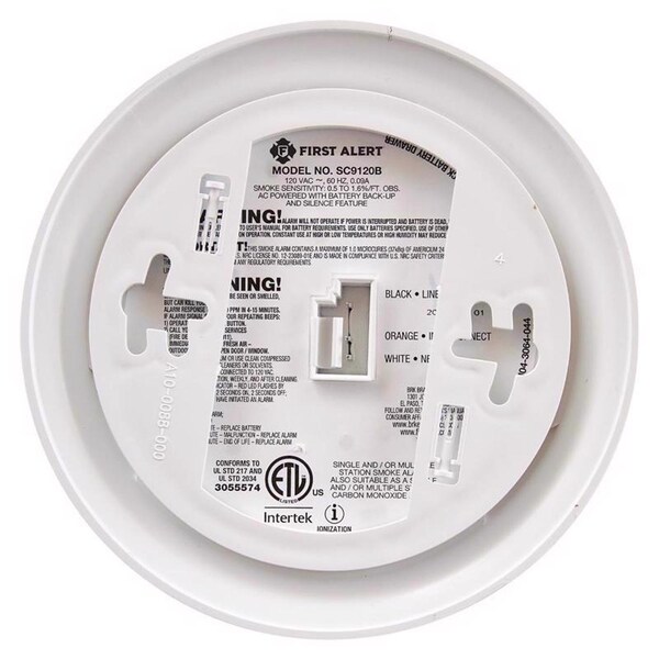Brk Smoke/Co Alarm 120V Brk - SC9120B-12ST