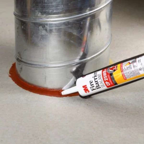 3M 3M Fire Barrier Red Intumescent Fire Stop Sealant 10.1 oz - CP-25WB+ 10OZ