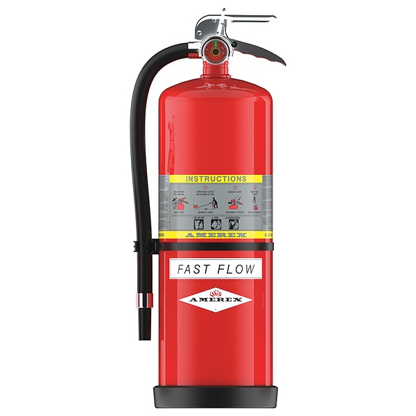 Amerex Fire Extinguisher, 20 lb Capacity, Class ABC , UL Rating4A:40B:C , Monoammonium Phosphate - 791