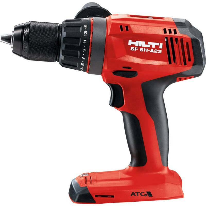 Juego de 2 herramientas inalámbricas Hilti 22-Volt Lithium-Ion 1/4 Hex Cordless SID 4-A Impact Driver con paquetes de baterías y cargador - 3564630