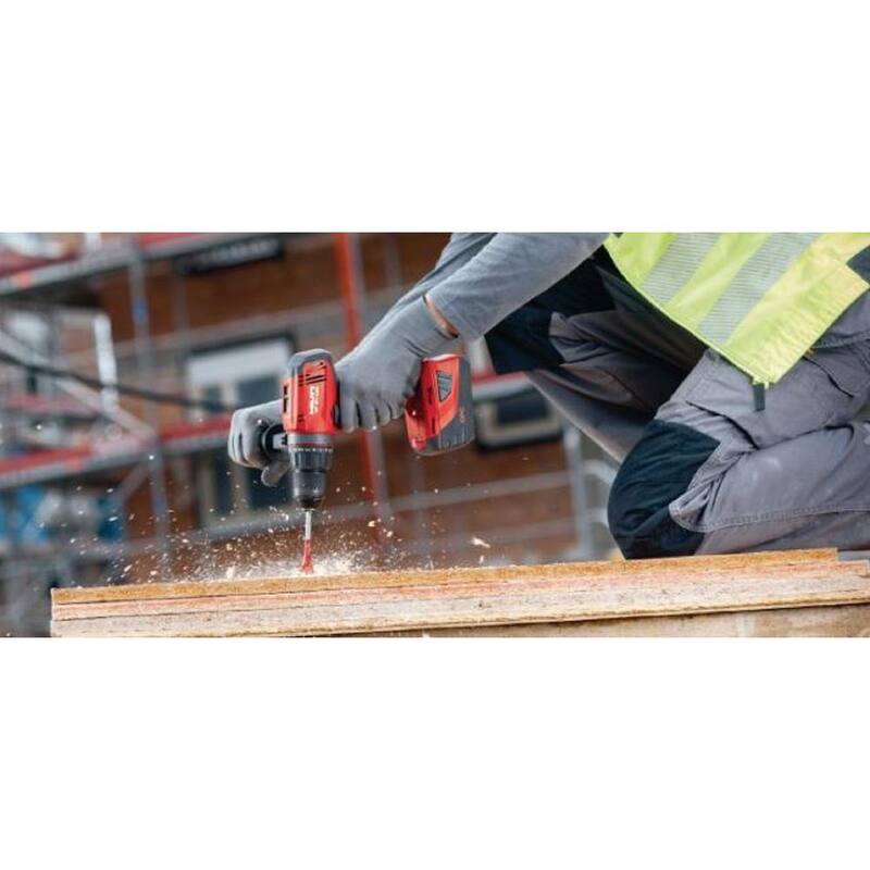Juego de 2 herramientas inalámbricas Hilti 22-Volt Lithium-Ion 1/4 Hex Cordless SID 4-A Impact Driver con paquetes de baterías y cargador - 3564630