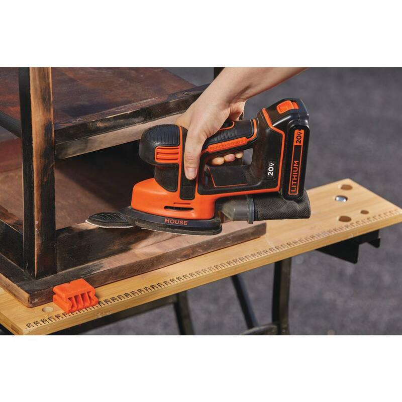 Kit de combinación con 4 herramientas inalámbricas de 20V Max de iones de litio de BLACK+DECKER con (2) baterías de 1.5Ah y cargador - BD4KITCDCMSL