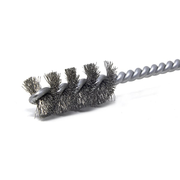 Brush Research Manufacturing 85C875WH 85 Series-For Closed Holes, .875" Dia., .010CS, 1.5" Brush Part, 12" OAL, Plastic Handle - 85C875WH