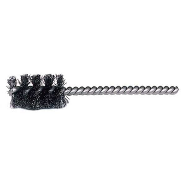 Weiler Single Spiral Tube Wire Brush, Steel, 1/4" - 90864