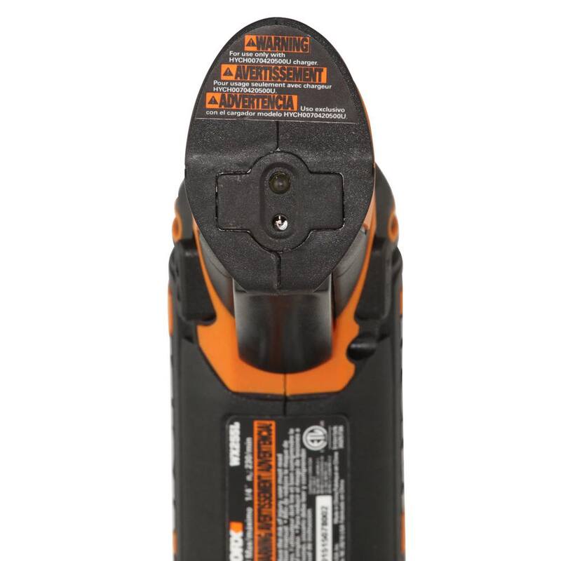 Destornillador inalámbrico de 1/4 de pulgada con batería de litio de 4 voltios - WX255L