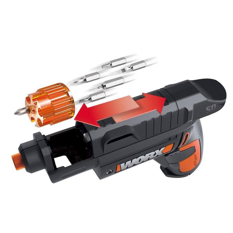 Destornillador inalámbrico de 1/4 de pulgada con batería de litio de 4 voltios - WX255L
