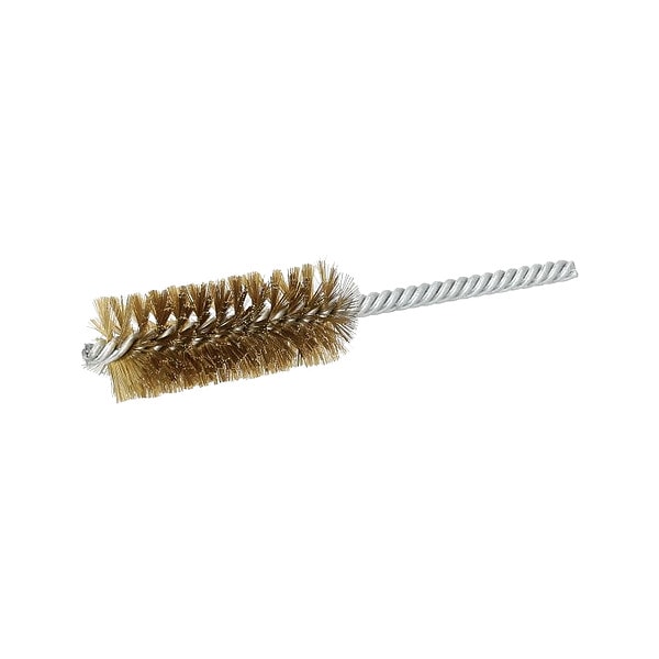 Zoro Select Tube Brush, Double Spiral, Brass, 1" Dia. - 66254443241