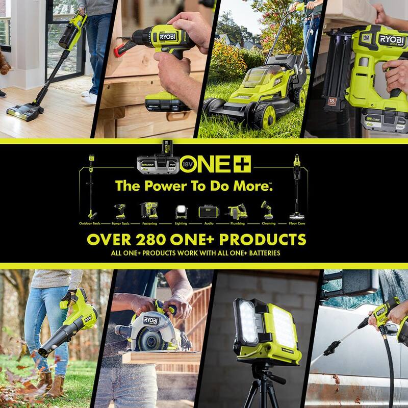 RYOBI ONE+ HP 18V Taladro inalámbrico compacto sin escobillas de 1/2 pulgadas con martillo/controlador (solo herramienta) - PSBHM02B