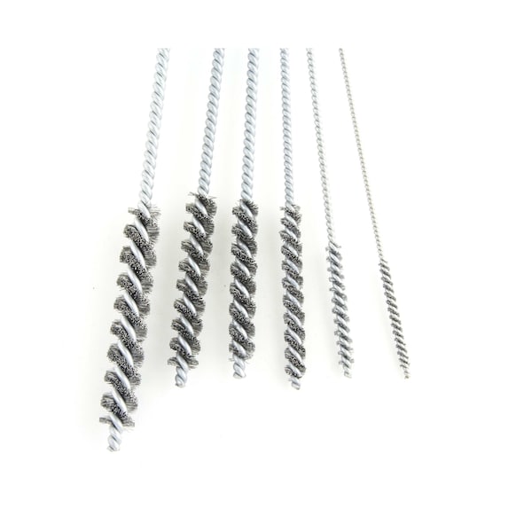 Brush Research Manufacturing 84CKITA, 6 Piece Brush Kit, Sizes Include Diameters .125" - .437", Carbon Steel - 84CKITA