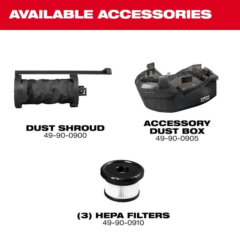 Martillo rotativo inalámbrico Milwaukee M18 FUEL de 18 voltios con tecnología Lith-Ion sin escobillas de 5/8 pulgadas SDS-Plus con kit de brocas - 3311-22-48-20-7662
