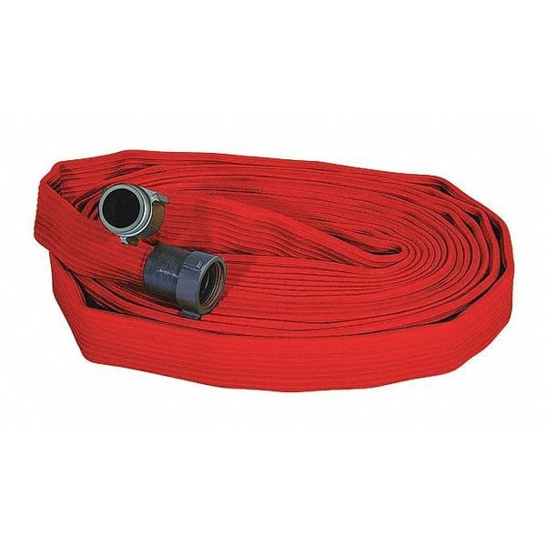Kuriyama Fire Products Attack Line Fire Hose, Double Jacket, Red - GHI15ARMTEX50NB