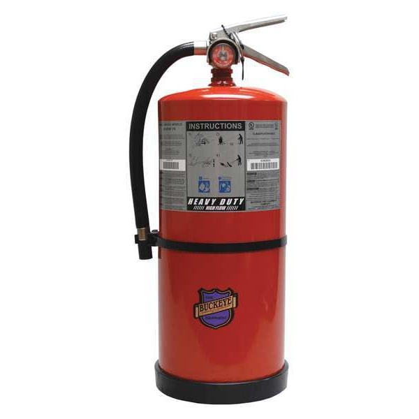 Buckeye Fire Equipment Fire Extinguisher, 20 lb Capacity, Class BC , UL Rating60B:C , Potassium Bicarbonate - 12651