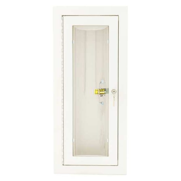 Loma Fire Extinguisher Cabinet, Semi Recessed, 26 3/4 in Height, 10 lb - 7322-BB