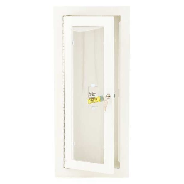 Loma Fire Extinguisher Cabinet, Semi Recessed, 26 3/4 in Height, 10 lb - 7322-BB