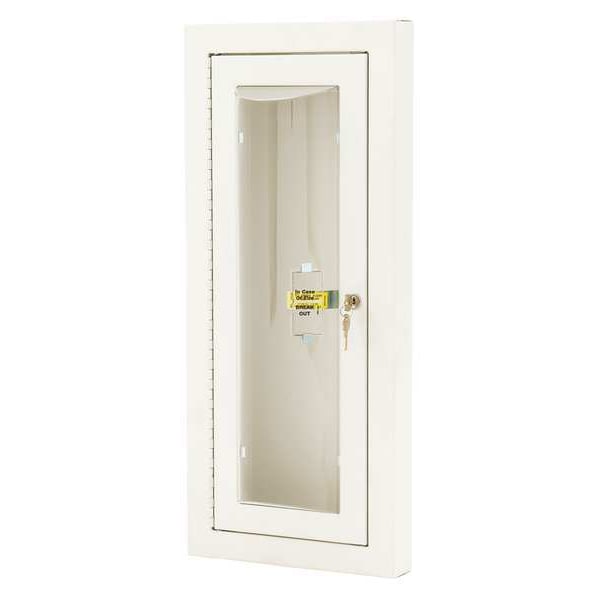 Loma Fire Extinguisher Cabinet, Semi Recessed, 26 3/4 in Height, 10 lb - 7322-BB