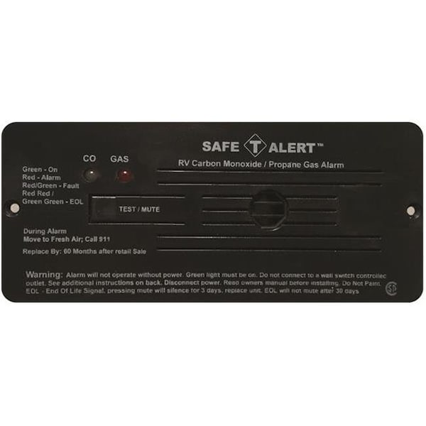 Mti Industry MTI INDUSTRY 35742BL Carbon Monoxide & Propane Leak Detector - LP & CO Gas; Black - M6T-35742BL