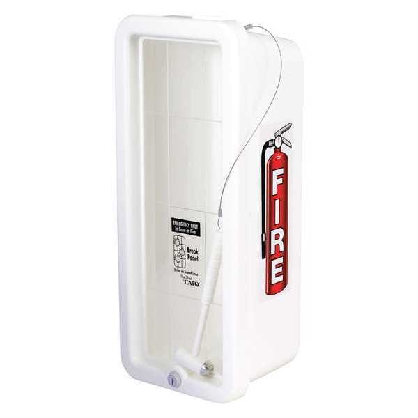 Cato Fire Extinguisher Cabinet, Surface Mount, 19 1/4 in Height, 5 lb - 105-5 WWC-H