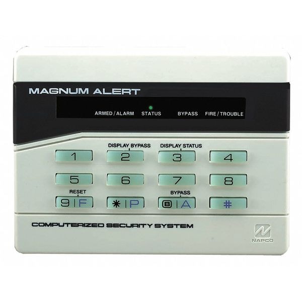 Napco Intrusion System Keypads, 5-7/8" W, LED - RP1054E