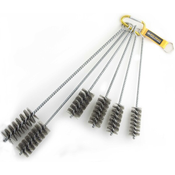Brush Research Manufacturing 84SKITC, 6 Piece Brush Kit, Sizes Include Diameters 1.125" - 1.750", Stainless Steel - 84SKITC