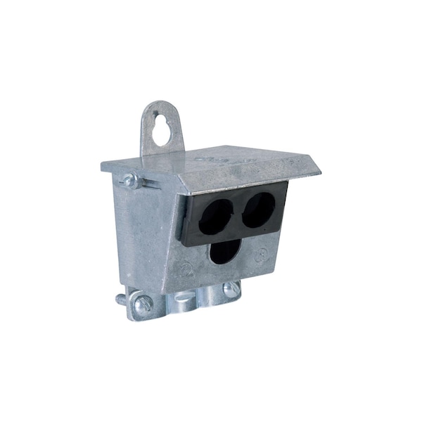 Gampak Sigma Engineered Solutions ProConnex 0 in. D Die-Cast Aluminum Service Entrance Head For NM/SE 1 pk - 02-51200