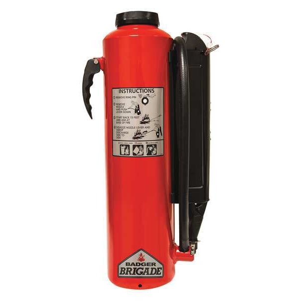 Badger Fire Extinguisher, 22 lb Capacity, Class ABC , UL Rating2A:40B:C , Carbon Dioxide - B-20-A-HF