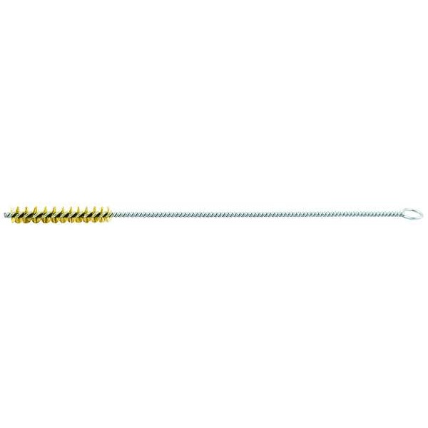 Zoro Select Tube Brush, 0.004" dia. Wire, Brass - 66254442973