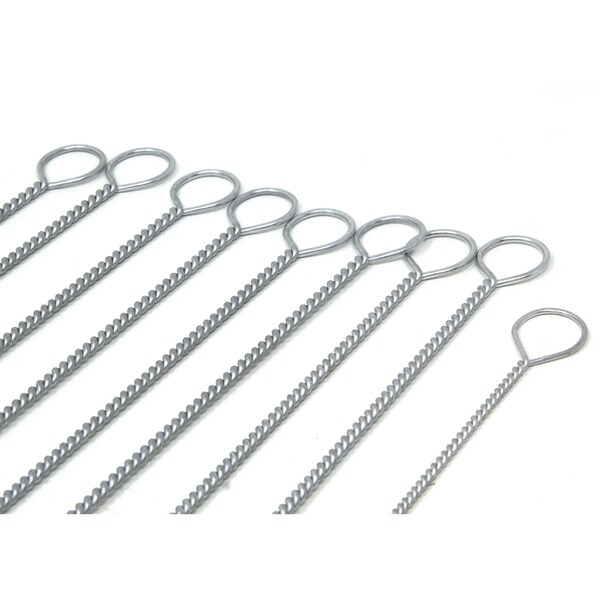 Brush Research Manufacturing OLK- 9 Piece Nylon Twisted Wire Oil Line/Gallery Tube Brush Kit With Ring Handles - OLK