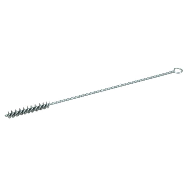 Weiler 1/4" Hand Tube Brush, .006" Steel Wire Fill, 1-1/2" Brush Length - 21161
