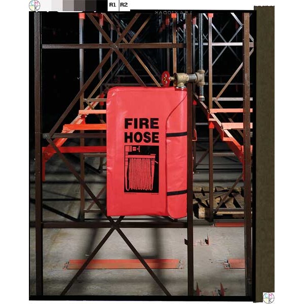 Zoro Select Fire Hose Cover, 17 In.L, 5-1/4 In.W, Red - 20896