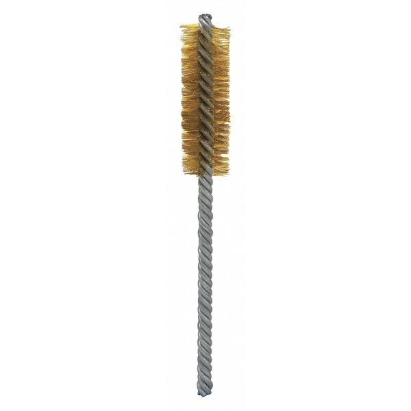 Tanis Brush Power Tube Brush, .006, Brass, 1/2" dia. - 05247
