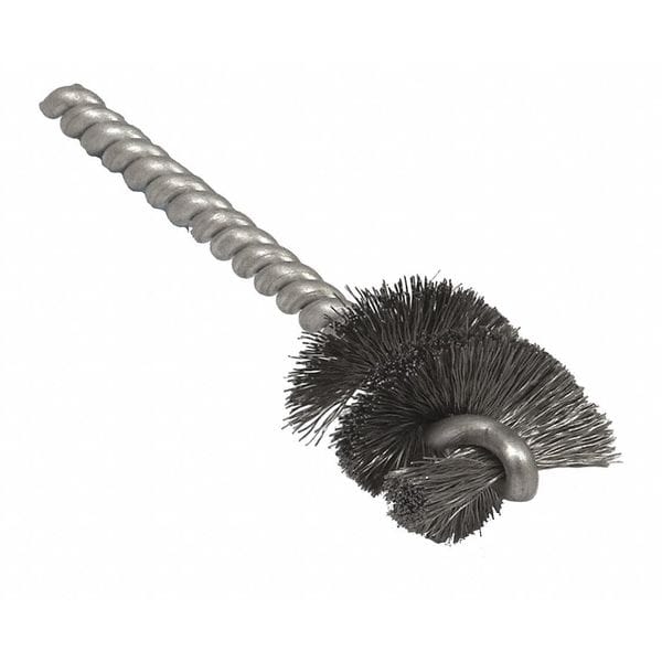 Tanis Brush Burr Brush, .005, HC Steel, 3/8" dia. - 06260