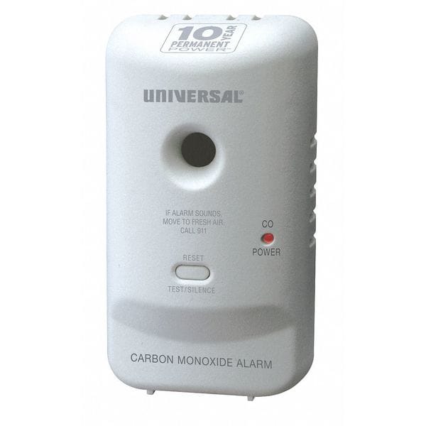 Universal Security Instruments Carbon Monoxide Alarm, 85 dB @ 10 ft, 10 Year Permanent Power Sealed Battery, Electrochemical - MC304SB