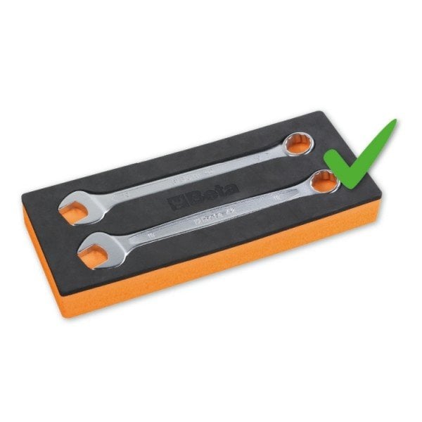 Llave Combinada de 15 Grados Desfasada de la Serie Beta 42 de 12 Puntos, 30 mm - 000421030