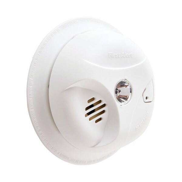 Light House Beauty Battery-Powered Ionization Smoke Detector with Escape Light - LI2596103