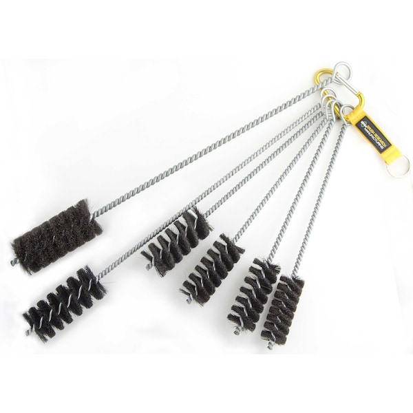 Brush Research Manufacturing 84HKITC, 6 Piece Brush Kit, Sizes Include Diameters 1.125" - 1.750", Natural Bristle - 84HKITC
