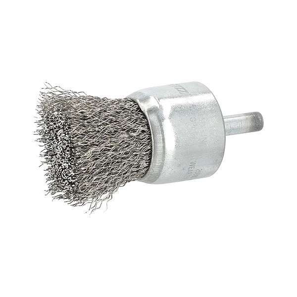 Zoro Select End Brush, 1 1/8"Dia., SS Bristle - 66254443249