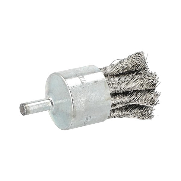 Zoro Select End Brush, 1 1/8"Dia., SS Bristle - 66254443251