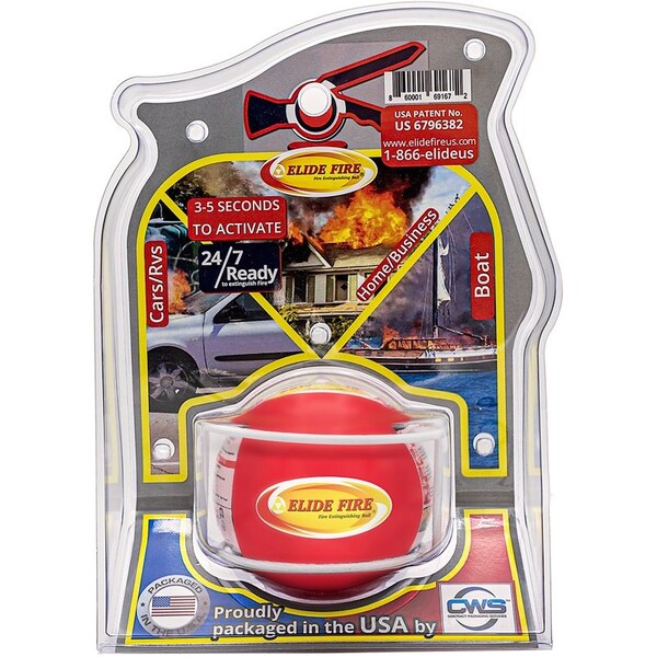 Elide Fire Rated For ABC Type Fires Mono Ammonium Phosphate Dry Chemical Agent Not U S Coast Guard Approved - ELY4