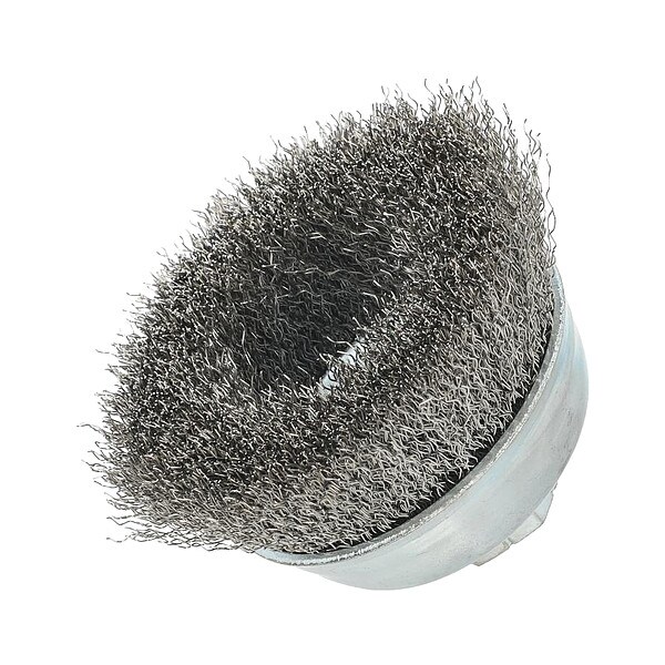 Zoro Select Cup Brush, 3 1/2"Dia., SS Bristle - 66254443233