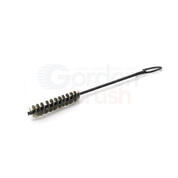 Gordon Brush 5/16" D .006" Fill Single Spiral Brush With Ring Handle - Stainless - 97018