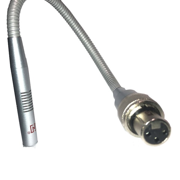 Norcon Communications Gooseneck Microphone Silver XLR 18 - C99X18