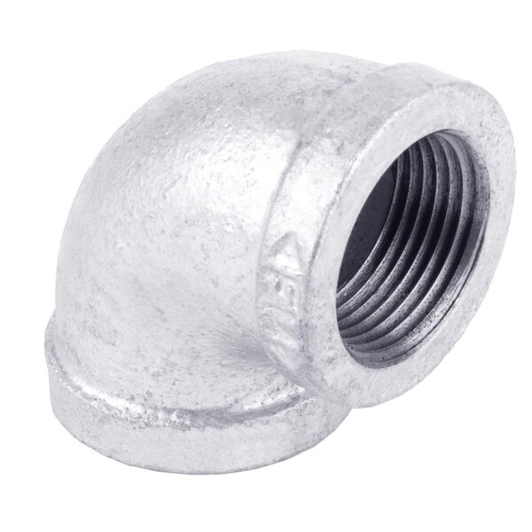 B & K STZ Industries 2-1/2 in. FIP each X 2-1/2 in. D FIP Galvanized Malleable Iron 90 Degree Elbow - 510-009BC
