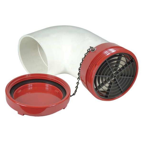 Moon American Dry Hydrant 90 Adapter, 4-1/2 In Male - 299-604525