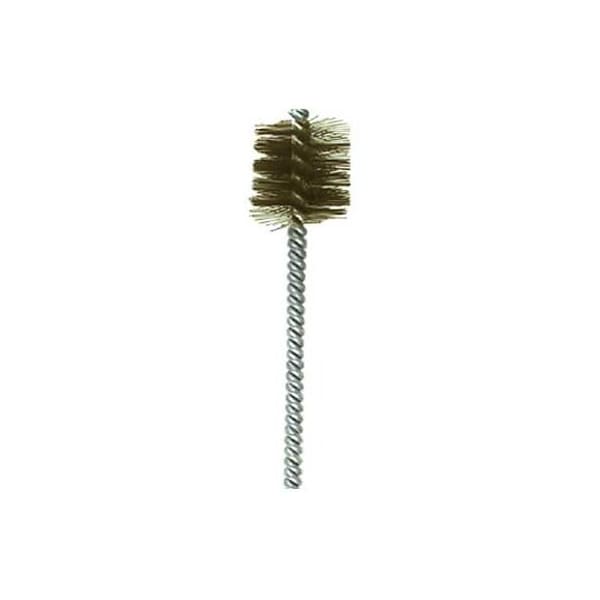 Gordon Brush 1-1/4" Brush D .008" Wire D Single Spiral Power Brush - Brass - 30181