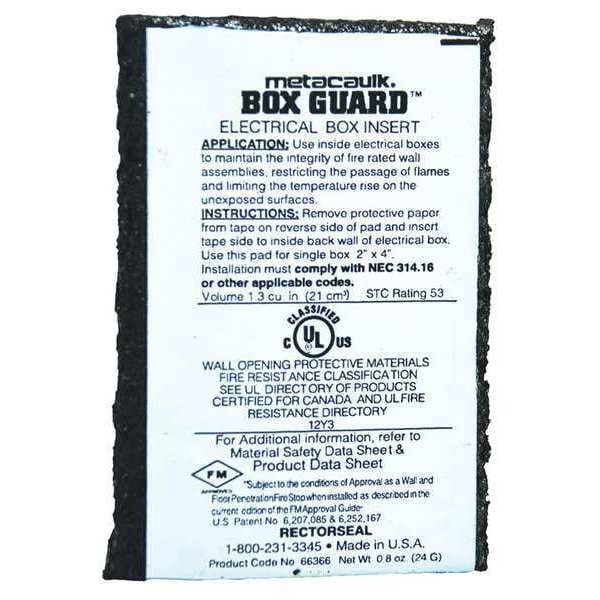 Metacaulk Fire Barrier Pad, 1-13/16" L, 1/4" W - 66366