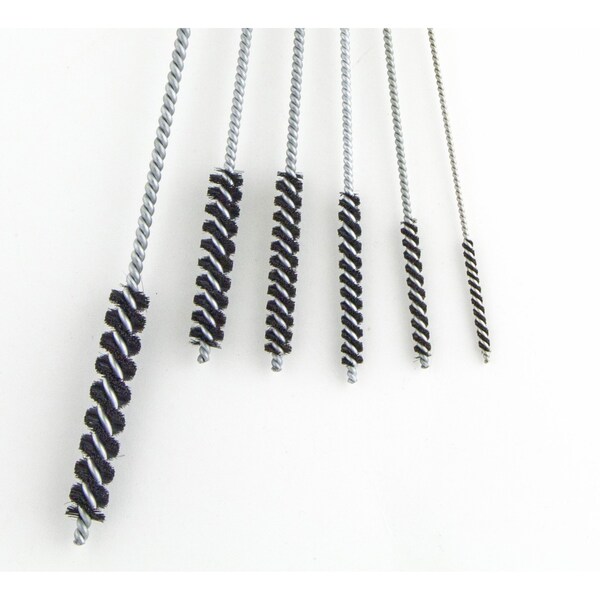 Brush Research Manufacturing 84HKITA, 6 Piece Brush Kit, Sizes Include Diameters .125" - .437", Natural Bristle - 84HKITA