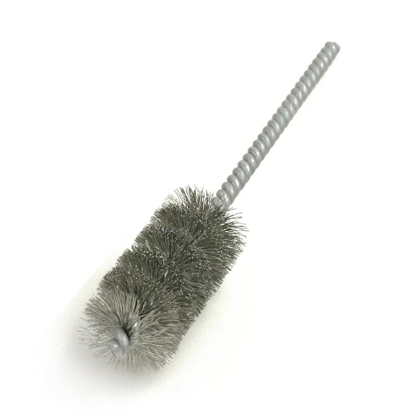 Brush Research Manufacturing 83C500 83 Series Tube Brush. .500" Dia., .006CS, 1.5" Brush Part, 5" OAL, Cut For Power - 83C500